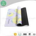 Fancy cartoon Design and 100% rubber natural fiber material yoga mat